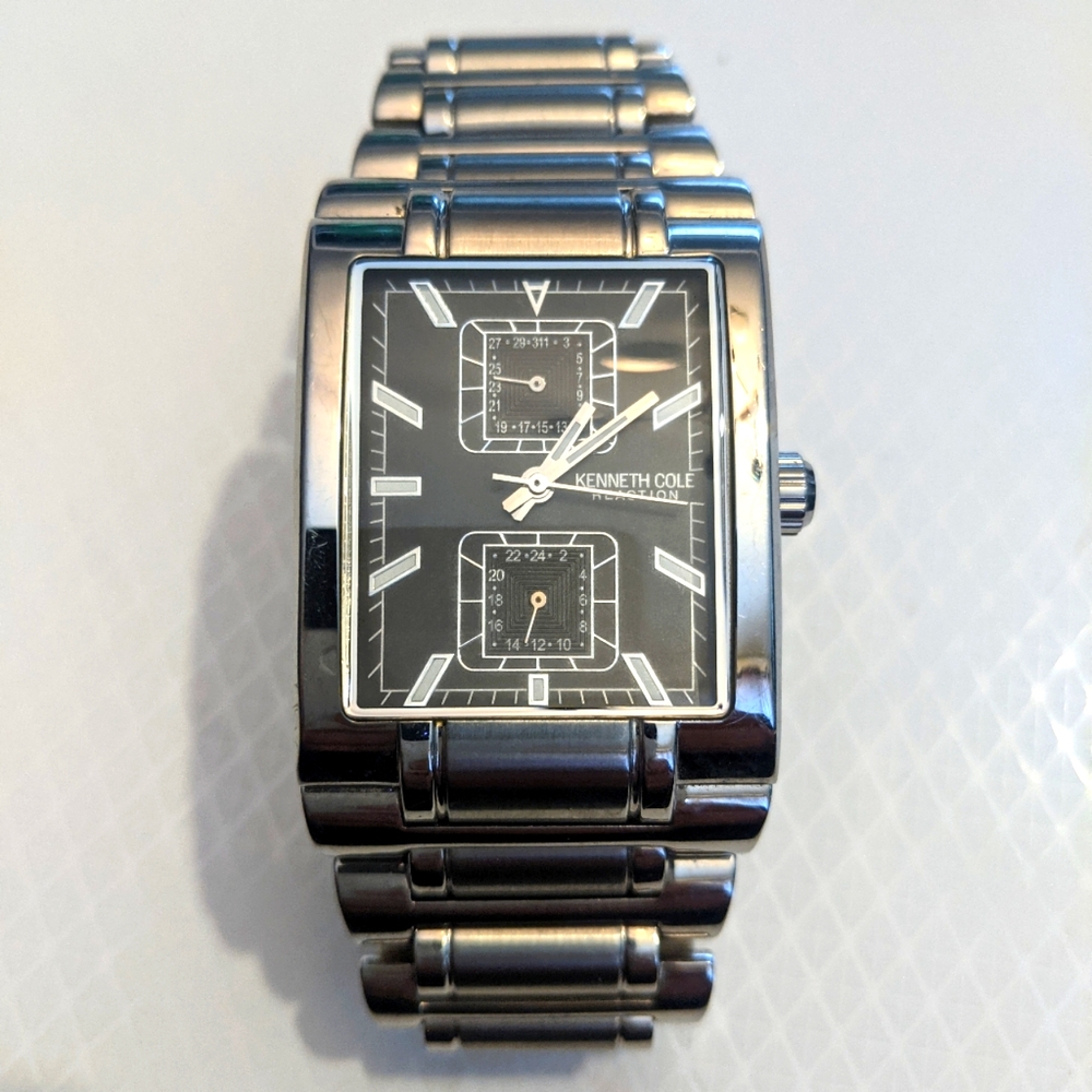 Kenneth Cole Reaction watch with black face
